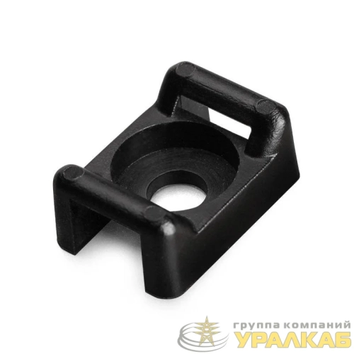 Площадка монтажная под винт ПМО 15х10 черн. (уп.100шт) Fortisflex 62452 детальная картинка
