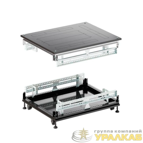 Крыша основание преперфорированные IT-CQE 800х1000 RAL9005 DKC 