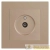Розетка телевизионная одиночная TV СП Accent 6-301-04 IP20 шампань Intro Б0063609 детальная картинка