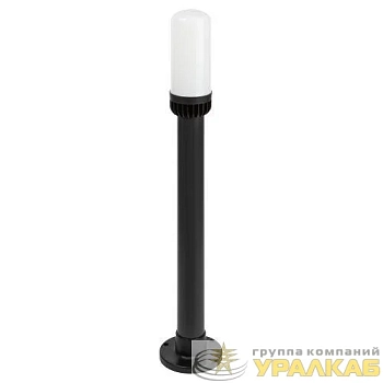 Светильник садово-парковый НТУ 01-60-012 Поллар IP54 E27 max60Вт h840мм напольный черн. ЭРА 