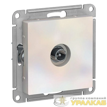 Розетка телевизионная проходная TV AtlasDesign 4дБ механизм жемчуж. SE 