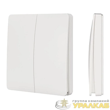 Панель кнопочная KINETIC-801-22-2G-WP-SUF White No battery 433Mhz IP67 пластик INTELLIGENT ARLIGHT 043317