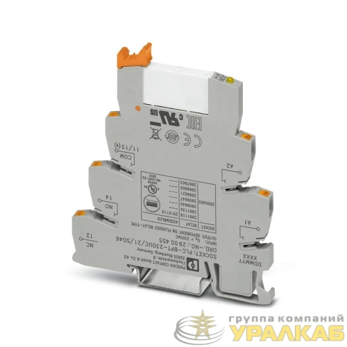 Модуль релейный реле в наборе: база реле PLC-BPT-230UC/21/SO46+вставное реле HF41F/60-ZST/60103001 (РПВМ-1-60D-1 СТЭЗ 0-2910110 детальная картинка