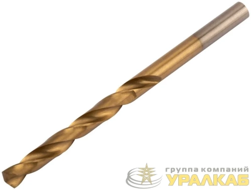 Сверло по металлу HSS 6мм титан. покрытие (блист.) FIT 34360 детальная картинка