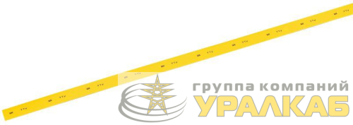 Трубка термоусадочная ТТУ нг-LS 1/0.5 желт. 1м IEK UDRS-D1-1-K05 детальная картинка
