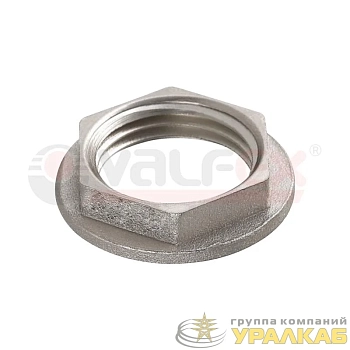 Контргайка никелированная ВР 1 1/2дюйм (120/10) К VALFEX VF.655.N.112