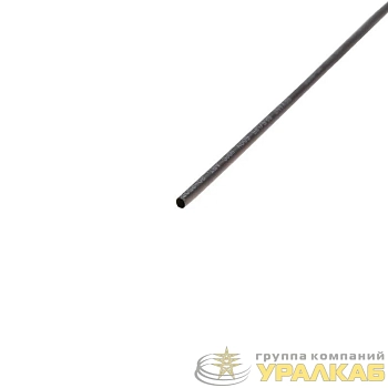 Трубка термоусадочная ТУТ нг 2.5/1.25 черн. 1м Rexant 