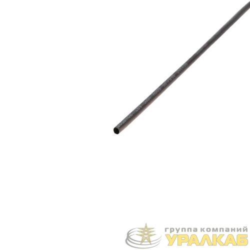 Трубка термоусадочная ТУТ нг 2.5/1.25 черн. 1м Rexant 