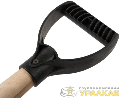 Лопата совковая 235х350х1420мм деревянный черенок; рельсовая сталь FIT 