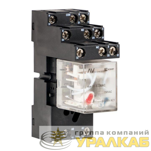 Разъем для реле РМ5 22/3 AVERES EKF rm5-22-3 детальная картинка