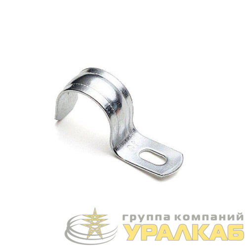 Скоба крепежная однолапковая d14-15мм метал. (уп.100шт) EKF sm-1-14-15 детальная картинка