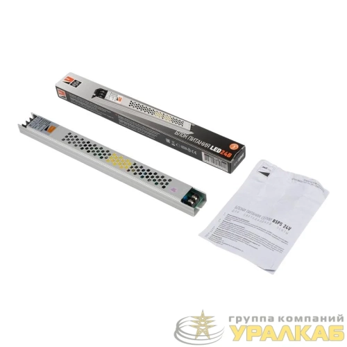 Блок питания для светодиодной ленты BSPS SLIM 100Вт 4.16А 24В IP20 Pro JazzWay 5059900 детальная картинка