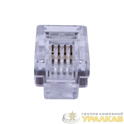 Коннектор 6P4C (RJ-11) (уп.100шт) SUPRLAN 