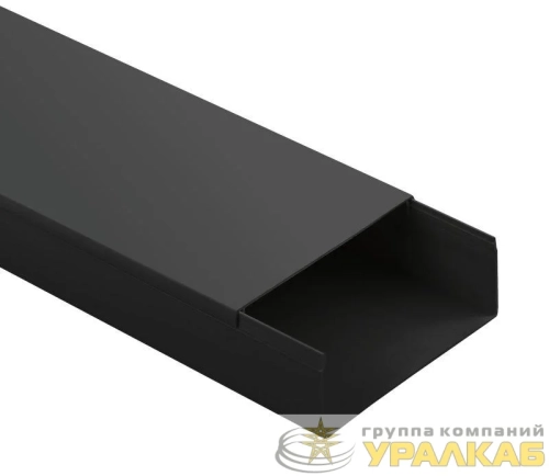 Кабель-канал 100х40 L2000 черн. KK-B-100-40 Эра 
