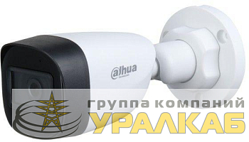 Камера видеонаблюдения DH-HAC-HFW1200CP-0280B 2.8-2.8мм HD-CVI HD-TVI цветная бел. корпус Dahua 1475112
