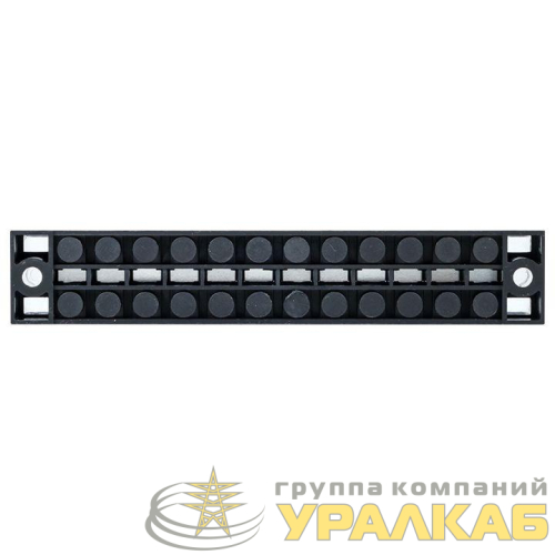 Терминал клеммный TB-2512 до 2.5кв.мм 25А 12 клеммных пар EKF tb-2512 детальная картинка