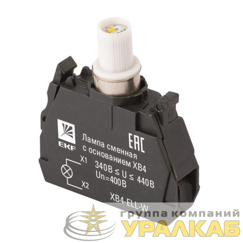 Лампа сменная с основанием XB4 бел. 400В PROxima EKF XB4-ELL-W детальная картинка