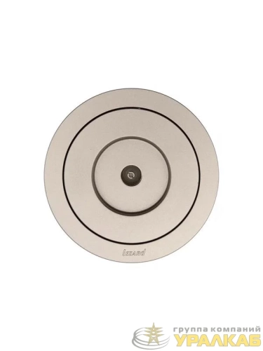 Розетка телевизионная оконечная СП OSEN механизм титан LEZARD 743-3788-130 детальная картинка