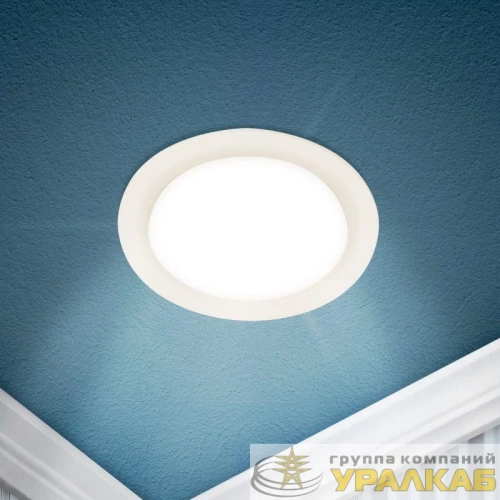 Светильник светодиодный LED 17-12-4K 12Вт 4000К встраив. круглый ЭРА 