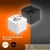 Аксессуар для трекового светильника ECO TRACKRAIL1PH CUBE ADPT WH LEDVANCE 