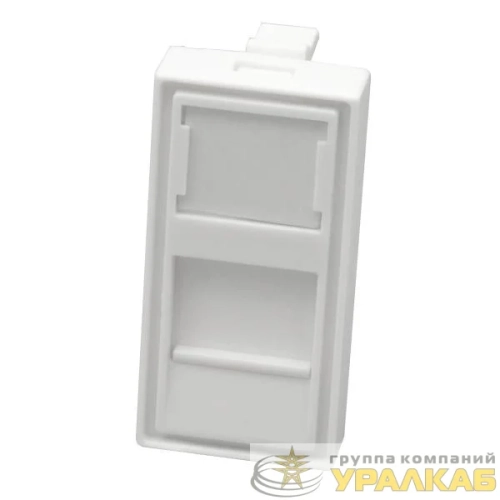 Панель лицевая 1 порта 45х22.5 Keystone шторка SUPRLAN 10-0319 детальная картинка