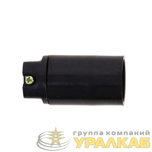 Патрон E14 карболитовый подвесной черн. EKF 
