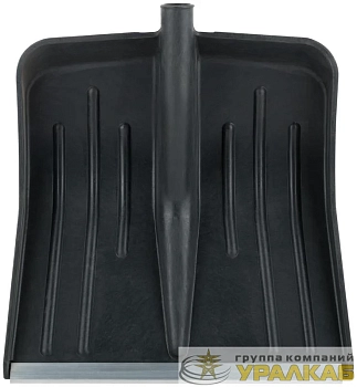 Лопата для уборки снега большая 420х420мм без черенка пластик. 68100