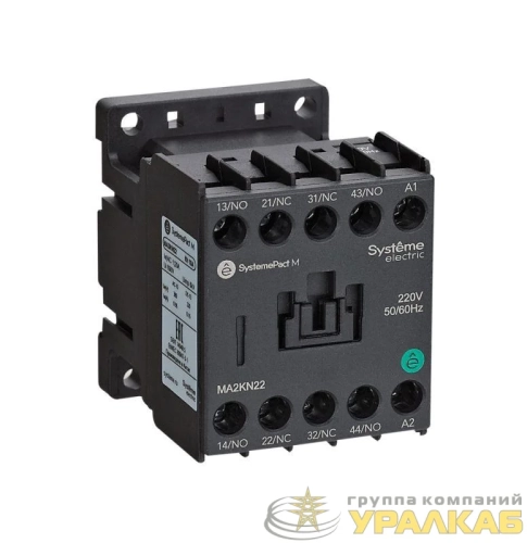 Реле промежуточное MA2K 2НО+2НЗ AC220V 50/60Hz SE 