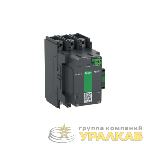 Контактор TeSys LC1G E 3п 115А кат. 100-250В AC/DC AC-3 440В Standard SchE LC1G115KUEN