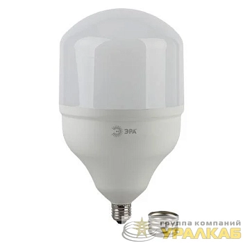 Лампа светодиодная высокомощная STD LED POWER T140-65W-6500-E27/E40 65Вт T140 колокол 6500К холод. бел. E27/E40 (переходник в компл.) Эра 