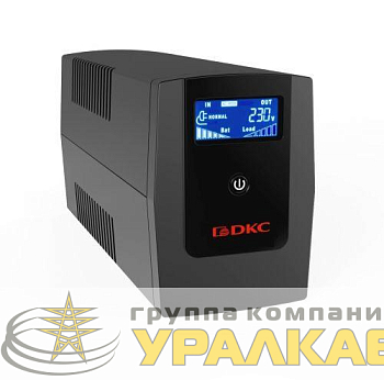 Источник бесперебойного питания ИБП Info LCD 600В.А IEC C13 (3) USB + RJ45 DKC INFOLCD600I