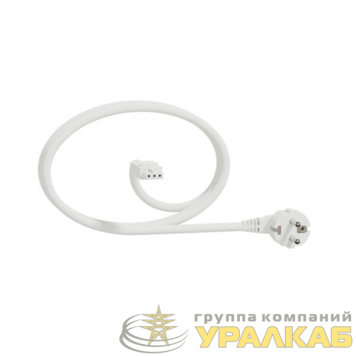 Кабель Unica System+ 3м 2.5кв.мм прямой бел. SchE INS44291