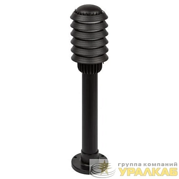 Светильник садово-парковый НТУ 01-60-014 Поллар IP54 E27 max60Вт h650мм напольный черн. ЭРА 