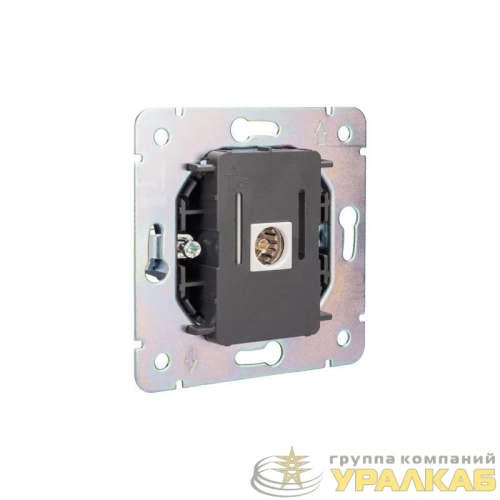 Розетка телевизионная TV СП ROUND MIELE перламутр Kranz 