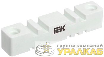 Изолятор шинный плоский ИШП 2P для шин 5 и 10мм 180мм IEK YIS40-2-180