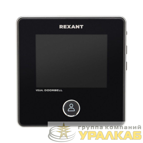 Видеоглазок дверной DV-113 с цветным LCD-дисплеем 2.8дюйм с функцией звонка и записи фото встр. аккум. Rexant 45-1113