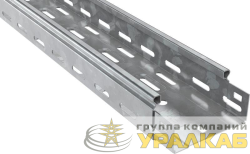 Лоток листовой перфорированный 100х50 L3000 сталь 1мм HDZ IEK CLP10-050-100-100-3-M-HDZ детальная картинка