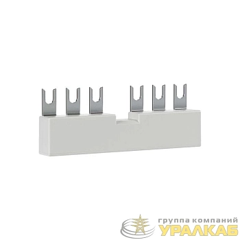 Разводка шинная 3ф для параллельного соединения 2х автоматических выключателей DMP32 с доп.контактами YON 