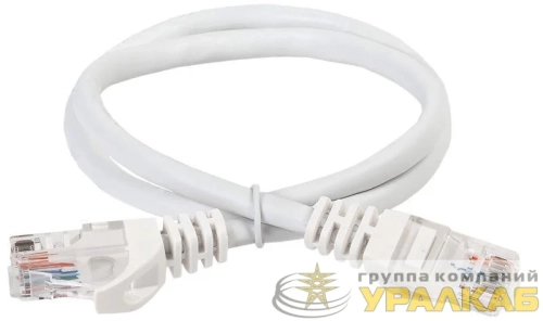 Патч-корд кат.5E UTP 10м бел. GENERICA PC08-C5EU-10M-G детальная картинка