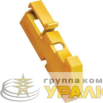 Изолятор на DIN-рейку желт. IEK YIS21
