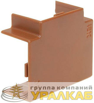 Угол Т-образный КМТ 12х12 дуб (уп.4шт) ELECOR IEK EL-KK10D-T-012-012-K11