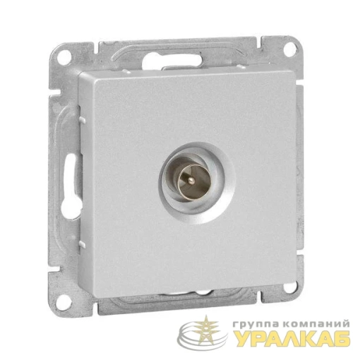 Розетка телевизионная TV 1-м СП Эпика механизм алюм. EKF 