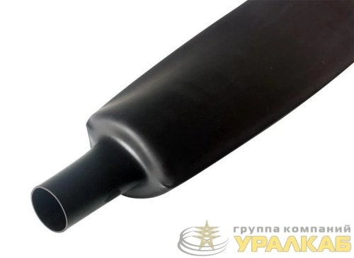 Трубка термоусадочная ТУТ нг 80.0/40.0 черн. 1м Rexant 