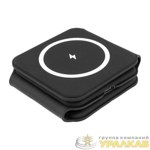 Устройство зарядное беспроводное 15Вт с MagSafe 3в1 Qi черн. Rexant 18-7088 детальная картинка