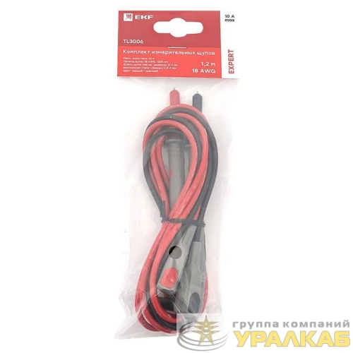 Комплект измерительных щупов TL3006 (1.2м) (18AWG) Expert EKF TL3006 детальная картинка