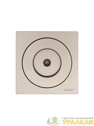 Розетка телевизионная оконечная СП OSEN механизм титан LEZARD 743-3788-130 детальная картинка