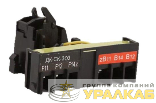 Контакт дополнительный и сигнальный правый ВА-302 3P DEKraft 22881DEK