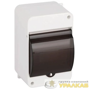 Корпус навесной SIMPLE КМПн 1/4 IP30 пластик.; прозр. крышка; бел. Эра 