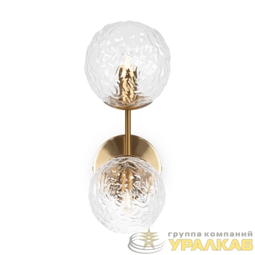 Светильник Fluff 40Вт E14х2 IP20 бра настен. Freya FR5207WL-02BZ детальная картинка