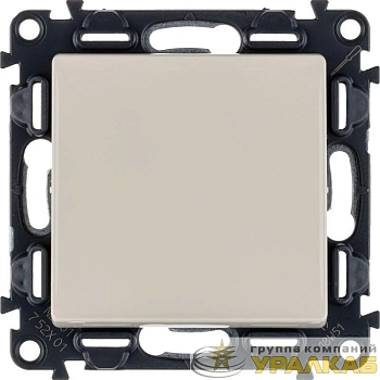Выключатель 1-кл. СП Valena Life 10А IP20 250В 10AX с лицев. панелью безвинтов. зажимы механизм сл. кость Leg 